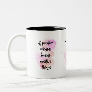 inspirational quotes positive, Empowerment Two-Tone Coffee Mug