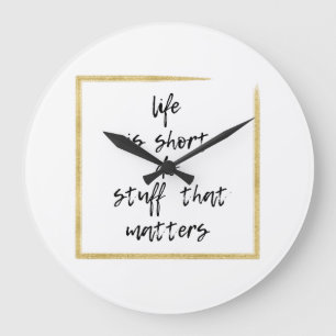 inspirational quotes positive, Inspiring Quotes Large Clock