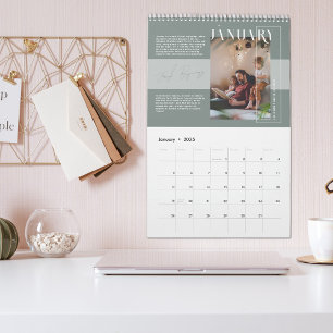 Inspirational Quotes & Prose Family Photo Moments Calendar