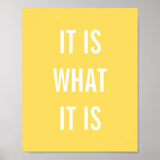 Inspirational Quotes Yellow White Life Quotes 8x10 Poster