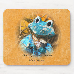 Inspirational Quotes You Are Beautiful Frog Prince Mouse Mat