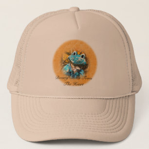 Inspirational Quotes You Are Beautiful Frog Prince Trucker Hat