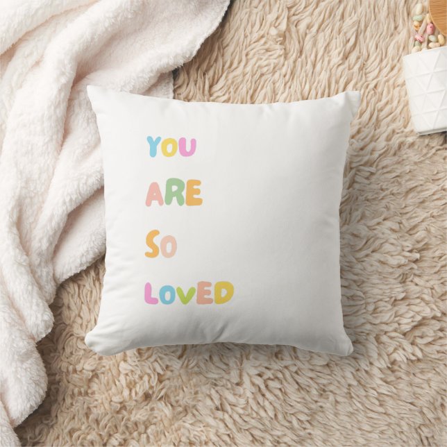 Inspirational Quotes - You are so loved Cushion (Blanket)