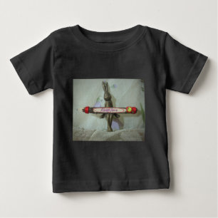 Inspirational Rabbit: Always Love Sign Art Print  Baby T-Shirt