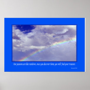 Inspirational Rainbow - Small Poster