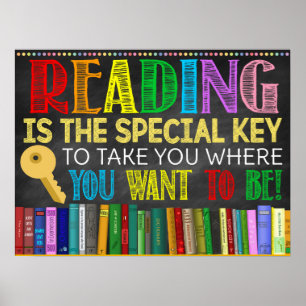 Inspirational Reading Classroom Poster