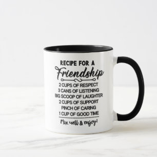 Inspirational Recipe For A Friendship Mug