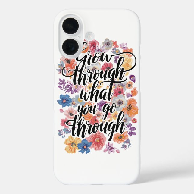 Inspirational Resilience and Strength Message Case-Mate iPhone Case (Back)