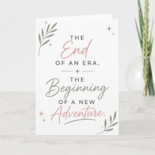 Inspirational Retiremt Gift for Coworkers Card
