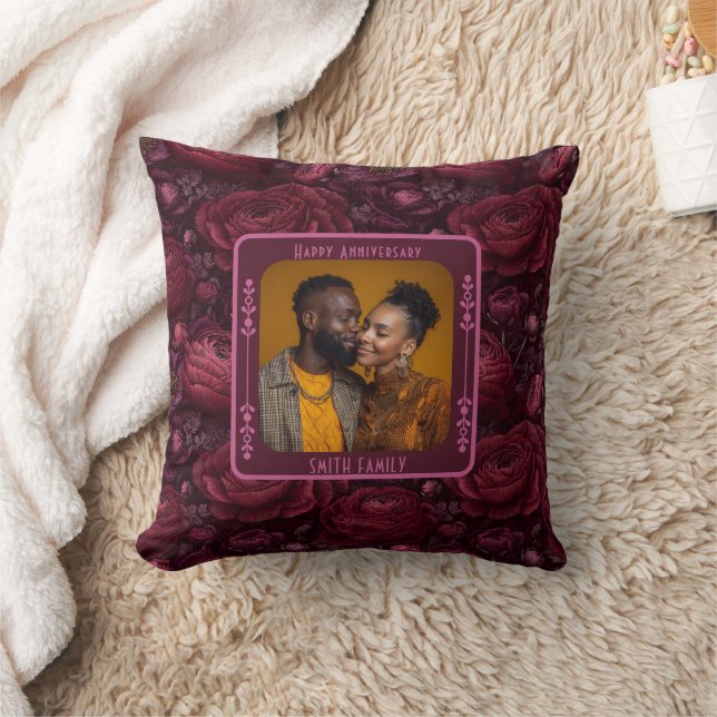 Inspirational Romantic Marriage Throw Pillow  (Blanket)