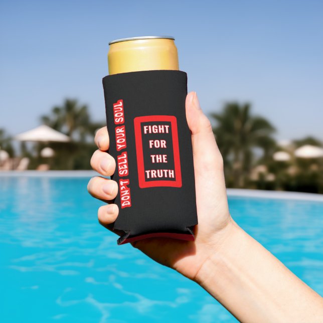 Inspirational saying seltzer can cooler (In Situ Pool)