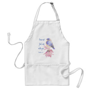 Inspirational Scripture Isaiah 40:10 Bluebird Standard Apron