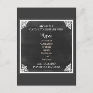 Inspirational Scripture Quote Postcard