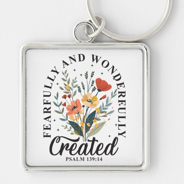 Inspirational Self Love Key Ring (Front)