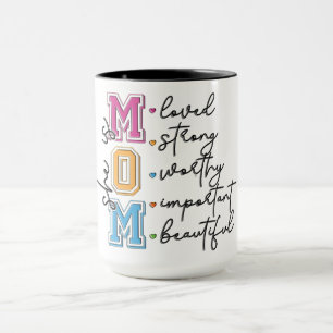 Inspirational She Is Mum Mug