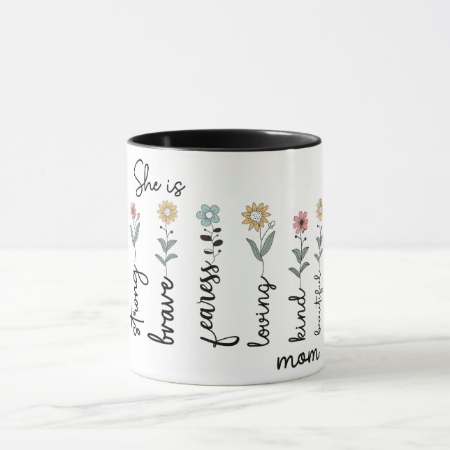 Inspirational She Is Mum Mug (Center)