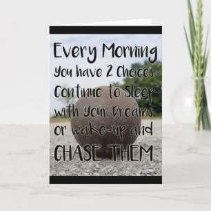 Inspirational Shot Put Throw Card
