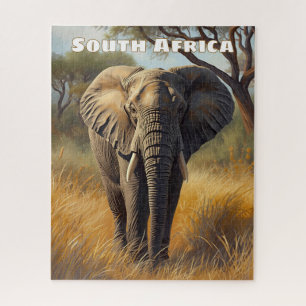 Inspirational South Africa Elephant Nature  Jigsaw Puzzle