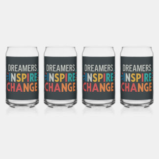"Inspirational Spectrum: Dreamers Inspire Change" Can Glass