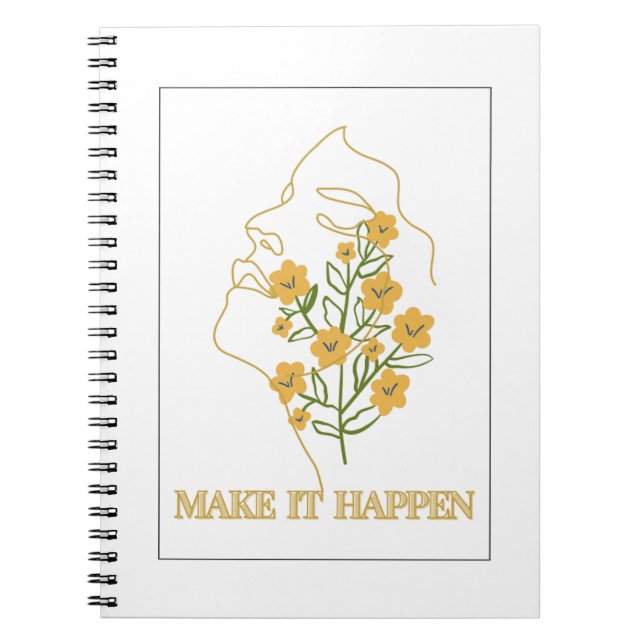 Inspirational spiral notebook (Front)