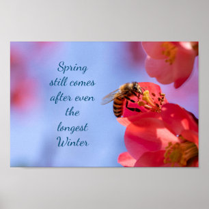 Inspirational Spring Message Poster