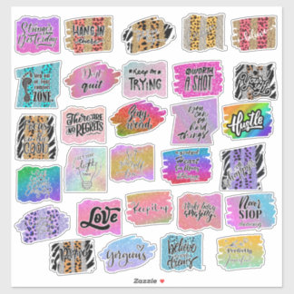 Inspirational sticker pack