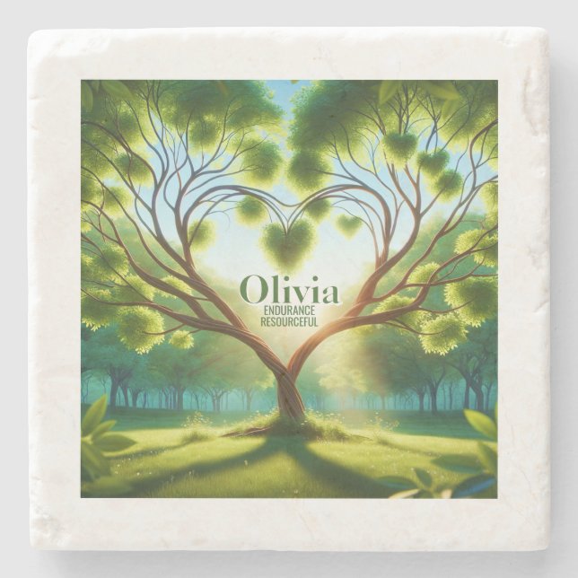 Inspirational Stone Coaster (Front)
