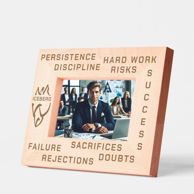 Inspirational Success and Failure Iceberg Art Etched Frames (Creator Uploaded)