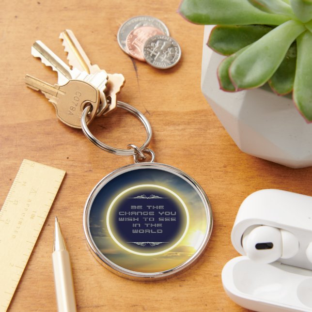 Inspirational Sun Key Ring (Desk)