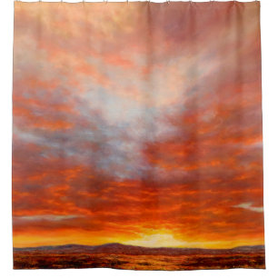 Inspirational Sunrise Shower Curtain