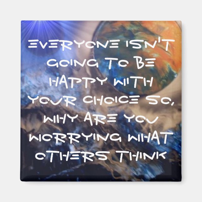 Inspirational SUPERNOVA VIRTUE GALAXY Quotes Magnet (Front)