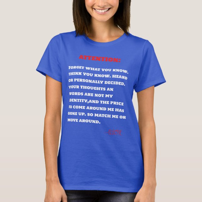 Inspirational T- Shirt (Front)