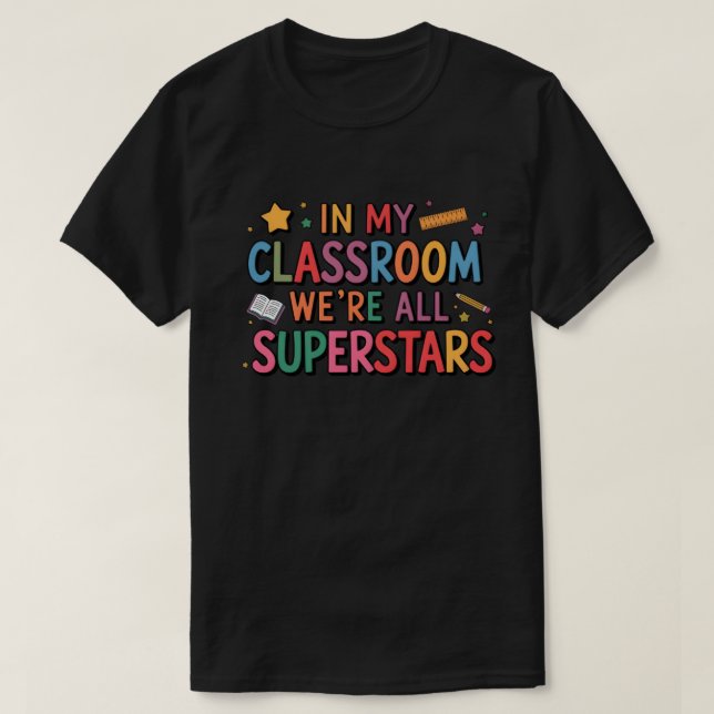 Inspirational Teacher Quote T-Shirt (Design Front)