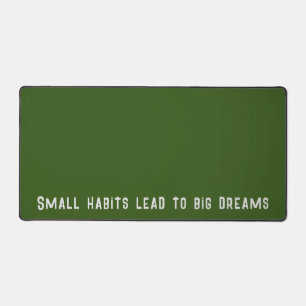 Inspirational Text Quote Men’s Desk Mat