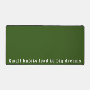 Inspirational Text Quote Men’s Desk Mat