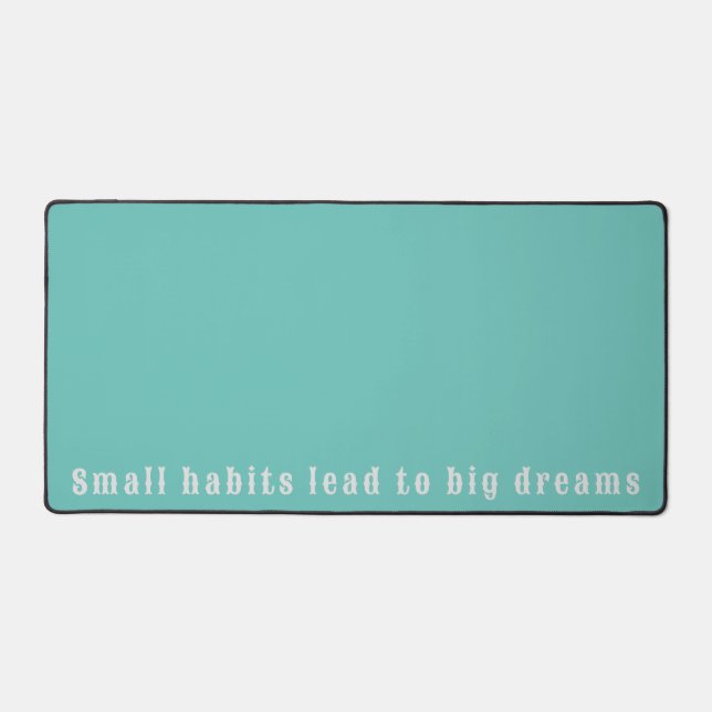 Inspirational Text Quote Men’s Desk Mat (Front)