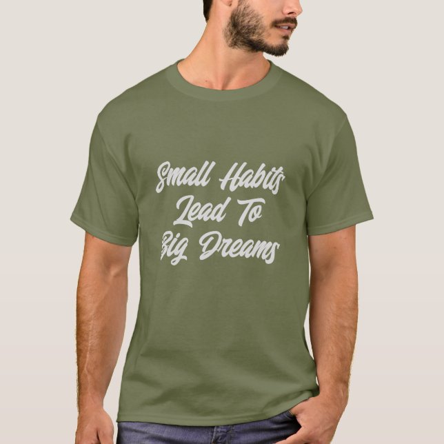 Inspirational Text Quote Men’s T-Shirt (Front)
