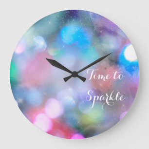 Inspirational Time To Sparkle Wall Clock