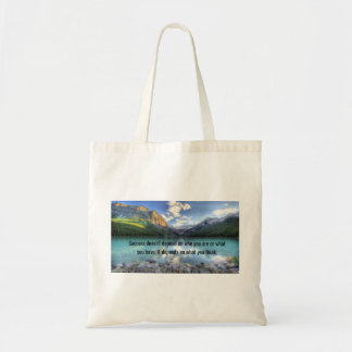 Inspirational tote bag