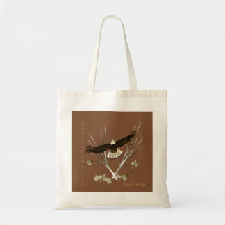 Inspirational tote bag with scripture
