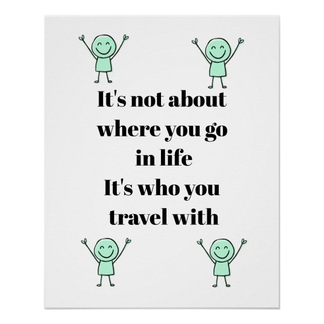 Inspirational Travel Poster (Front)
