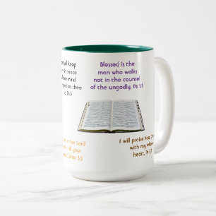 Inspirational Two-Tone Coffee Mug