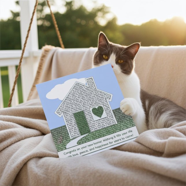 Inspirational Typography for New Homeowner Card (Creator Uploaded)