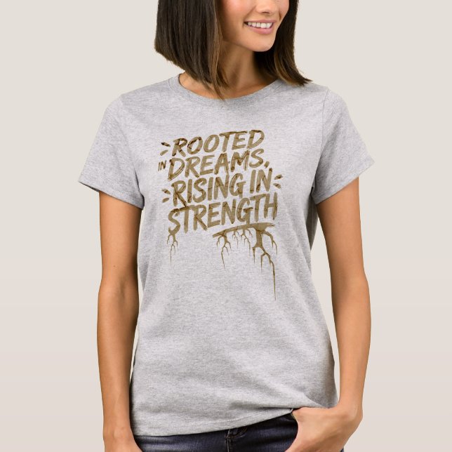 Inspirational Typography T-Shirt (Front)
