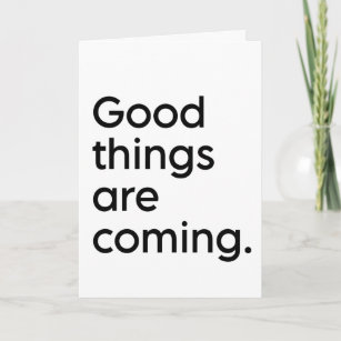 Inspirational Uplifting Positivity Quote Modern Card