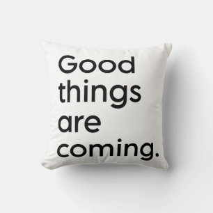 Inspirational Uplifting Positivity Quote Modern Cushion