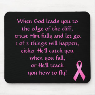 Inspirational Verse For Cancer Survivor Mousepad