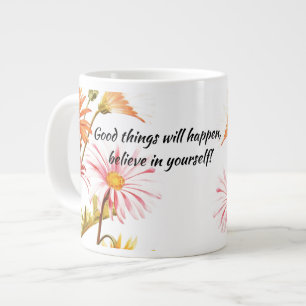 Inspirational Vintage Summer Flowers Coffee Mug