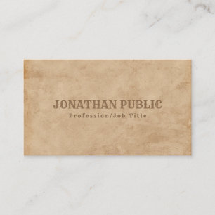 Inspirational Vintage Ultra Thick Luxury Creative Business Card