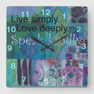 Inspirational Wall Clock